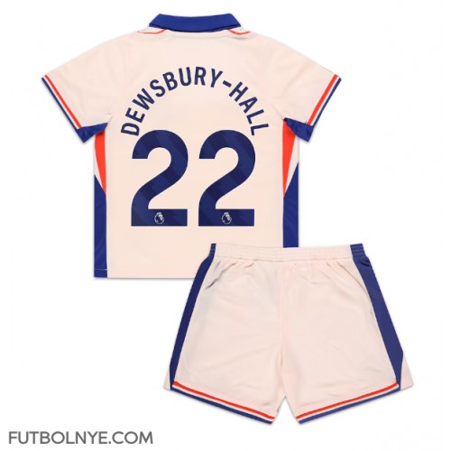 Camiseta Chelsea Kiernan Dewsbury-Hall #22 Visitante Equipación para niños 2024-25 manga corta (+ pantalones cortos)